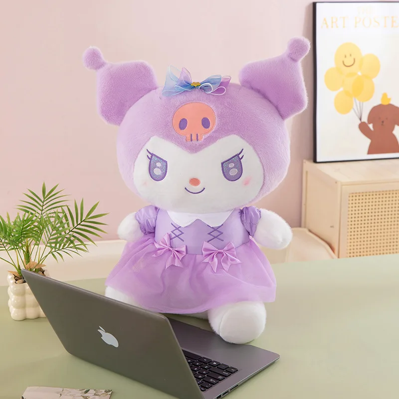 80cm サンリオ カワイイ クロミ ぬいぐるみ 可愛いぬいぐるみ 子供向け 誕生日 クリスマス プレゼント パープル ケロッピ ぬいぐるみ 枕