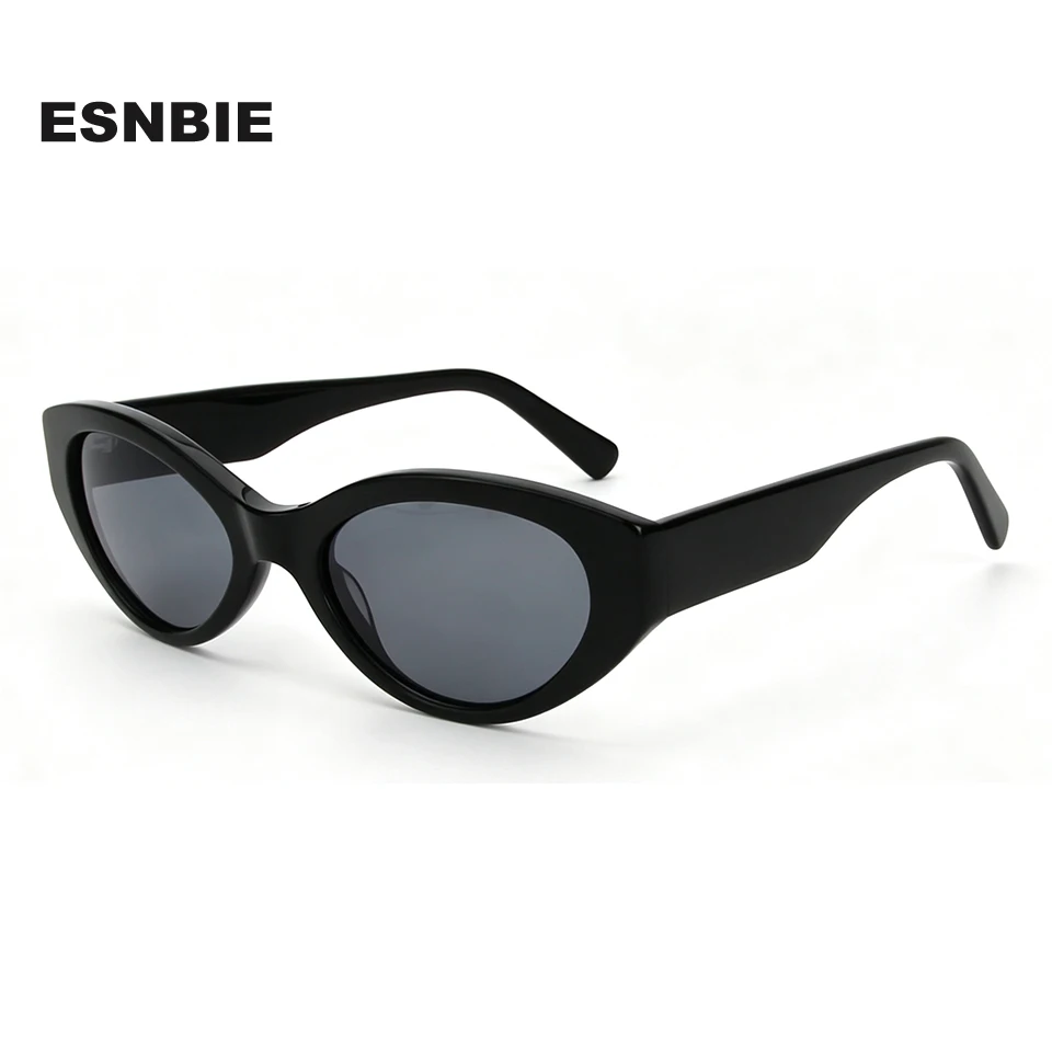 Vintage Cat Eye Tortoise Shell Sunglasses Women Acetate Gradient Brown Lens Retro Polarized Shades UV400 Trendys Eyewear