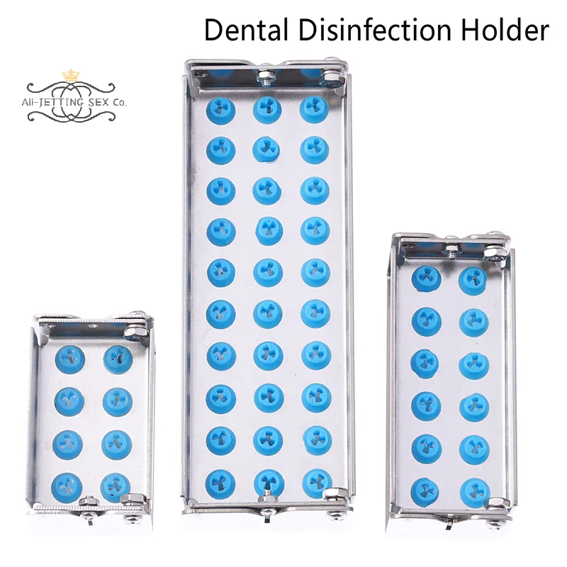 8/12/30 Hole Dental Disinfection Box Autoclave Sterilizer Case Burs Endo Files Holder For Burs Dentist Instrument