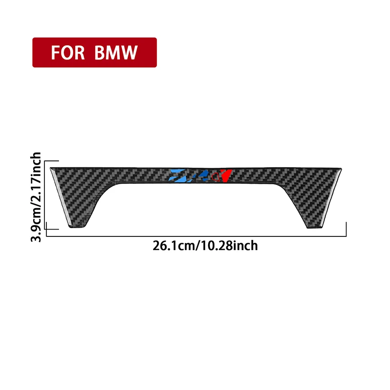 For BMW 5 Series i5 G60 G68 2023-2026 Car Carbon Fiber Interior Decoration Accessories For The Center Console Gearshift Stickers