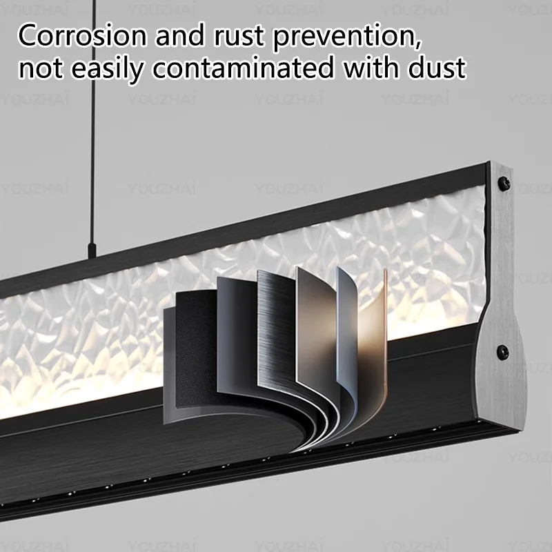 شريط إضاءة حديث بسيط، ضوء قلادة غرفة الشاي، ضوء غرفة المعيشة، بار طاولة الطعام، تركيبات الإضاءة الأوروبية تايبي