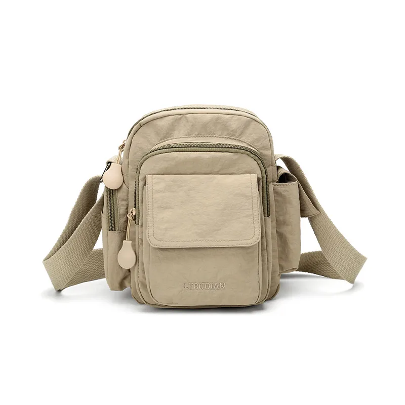 

Fashion Nylon Crossbody Bag for Women, Lightweight Small Shoulder Purse, Casual Phone Bags with Zipper Pocket, Trendy Travel Bag