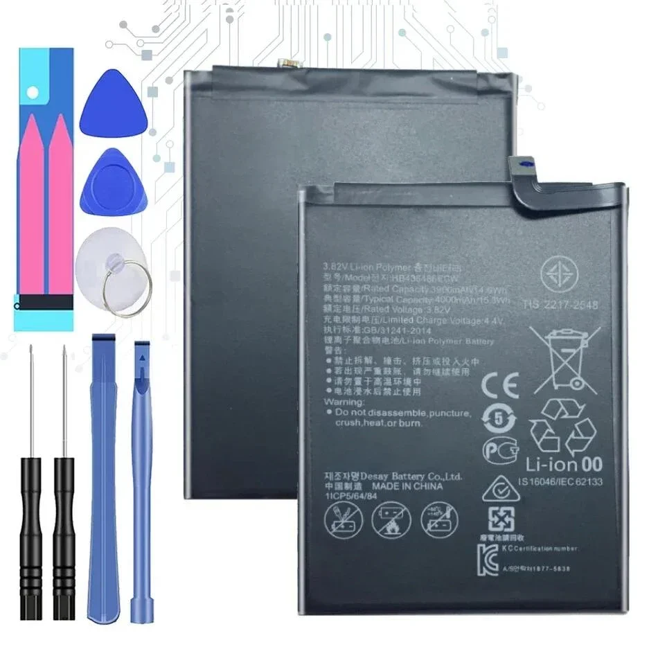 

High Capacity 2950mAh Mobile Phone Battery For Huawei Nova 2 Nova2 CAZ-TL00 CAZ-AL10