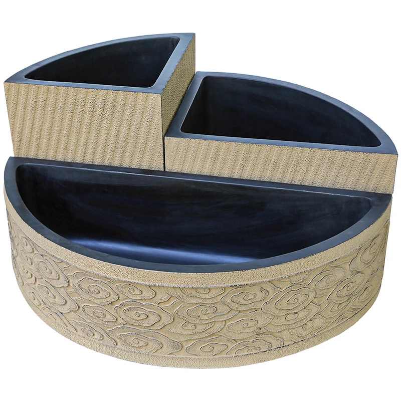 

Garden landscaping Outdoor rooftop large flower pot Balcony planting box Garden flower pool ornament