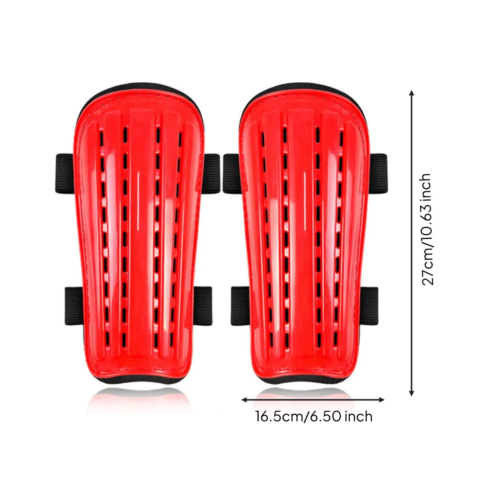 Adult Soccer Shin Guards Strong Shell Football Shin Protector Breathable Sports Pad for Match view 4