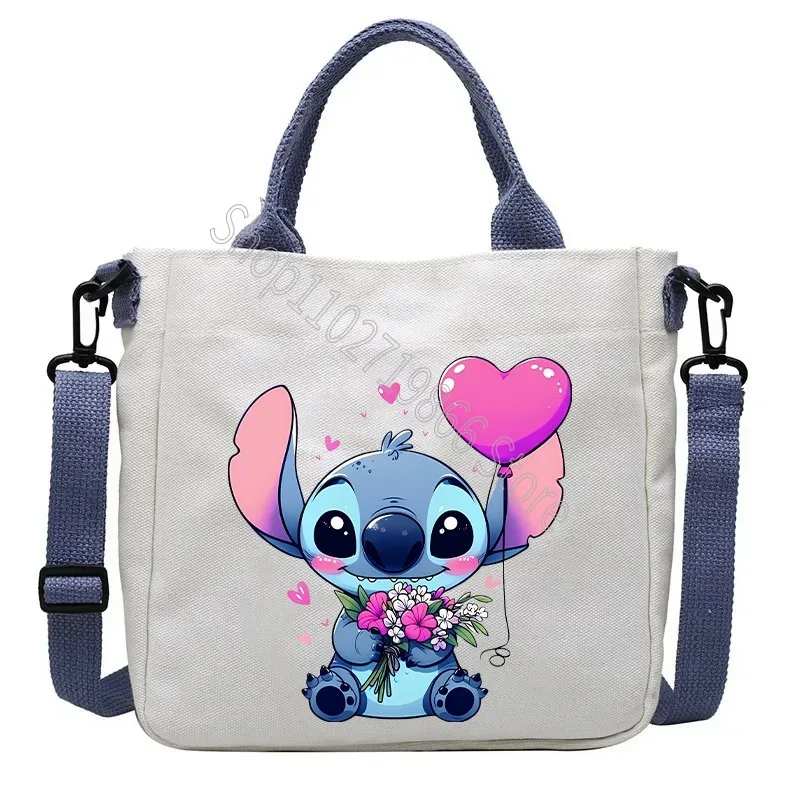 Disney Lilo & Stitch Women Shoulder Bags Girl Crossbody Bag Large Capacity Anime Movie Graphic Print Handbag Birthday Party Gift