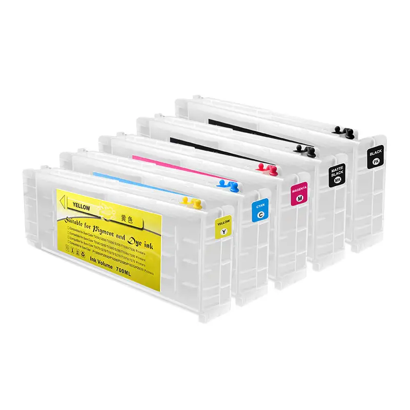 

T6941-T6945 700ml Ink Cartridge With Pigment Ink Chip for Epson SureColor T3200 T5200 T7200 T3270 T5270 7270 T3000 T5000 Printer