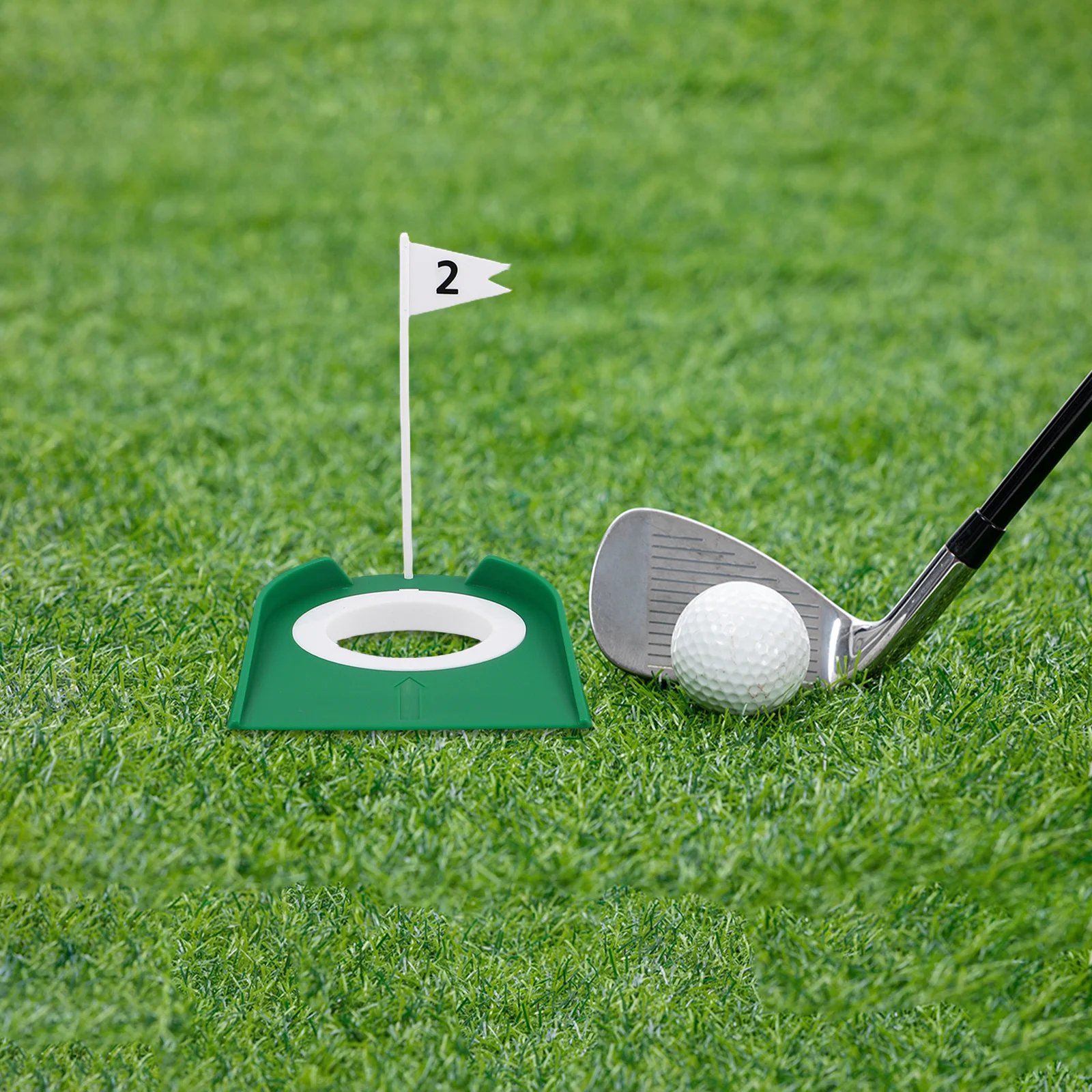 

3Pcs Golf Putting Cup Flag Improve Putting Skills Anywhere Durable Construction Ideal for Home Office Golf Accessories