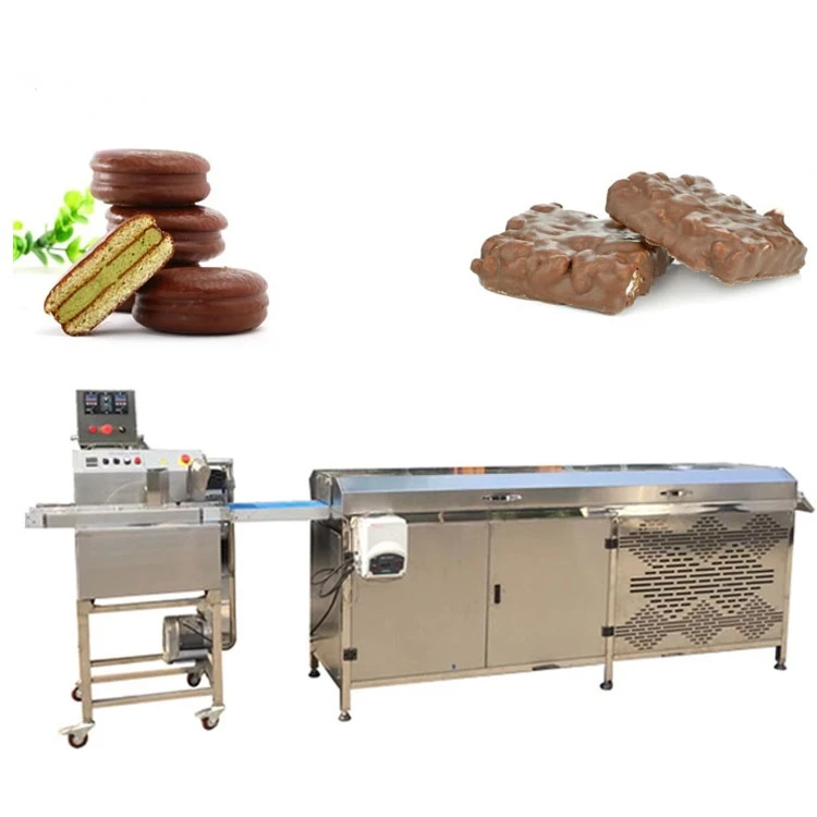 

Chocolate Enrobing Machine Chocolate Making Line Customize Cooling Tunnels Chocolate Nut Coating Enrober Machine