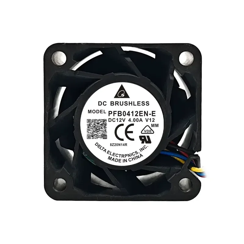 for Delta PFB0412EN-E 4028 12V 4A 4cm Ultra Violent Double Ball Server Cooling Fan pwm