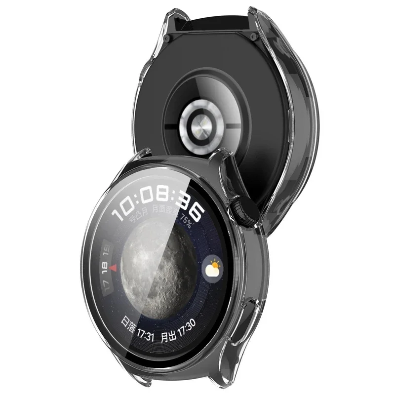 PC Case+Glass For Huawei Watch GT4 Smart Watch Screen Protector Bumper Shell For Huawei Watch 4Pro Protective Cover Accessories