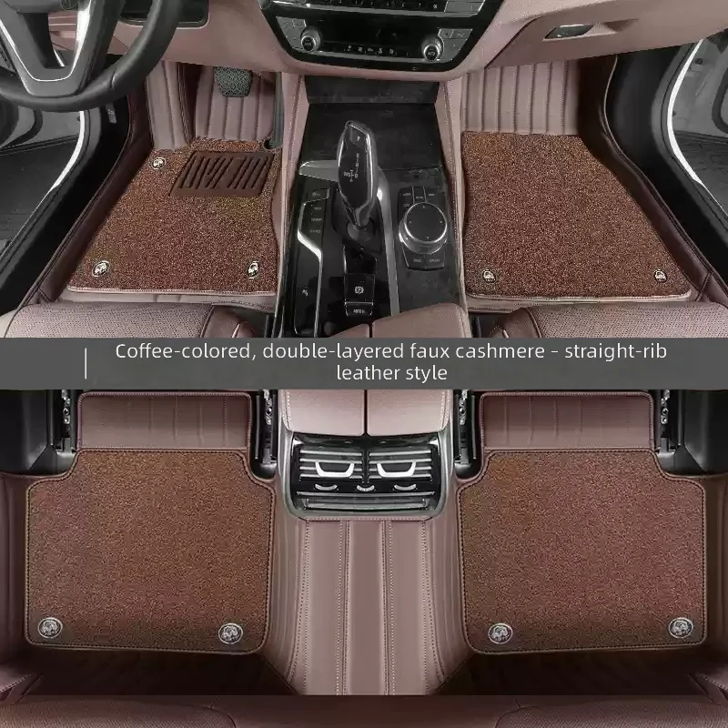 Car Floor Mats, Leather Pads for Audi A7L Q5L Q3 Q7 Q2L, Custom Fit Full Surround Foot Mats, Vehicle Accessories view 4