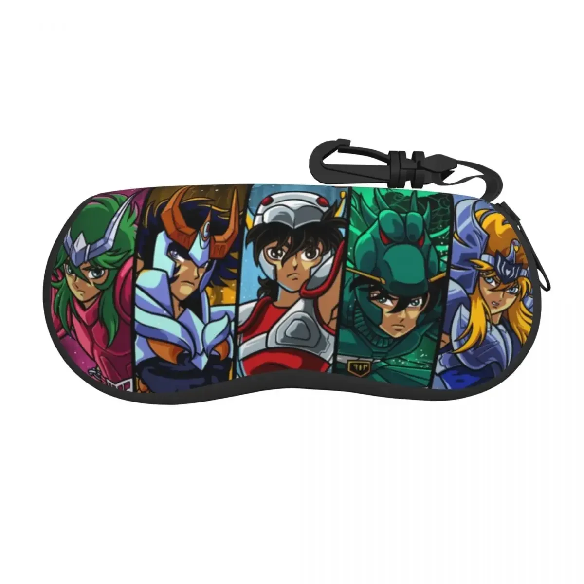 Zodiac Knights Anime Shell Eyeglasses Case Men Women Cool Fashion Glasses Case Sunglasses Box Pouch