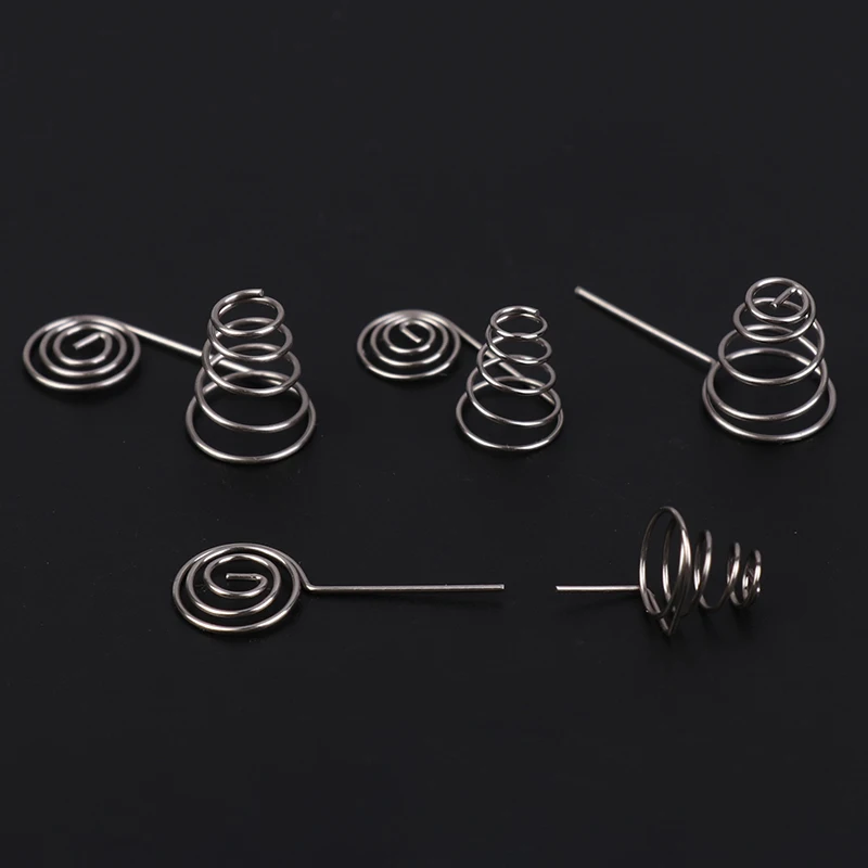 5PCS AAA Battery NIckel Wire Spring AA Battery Negative And Positive Coils Spring Contact Plate DIY Accessories - view 2