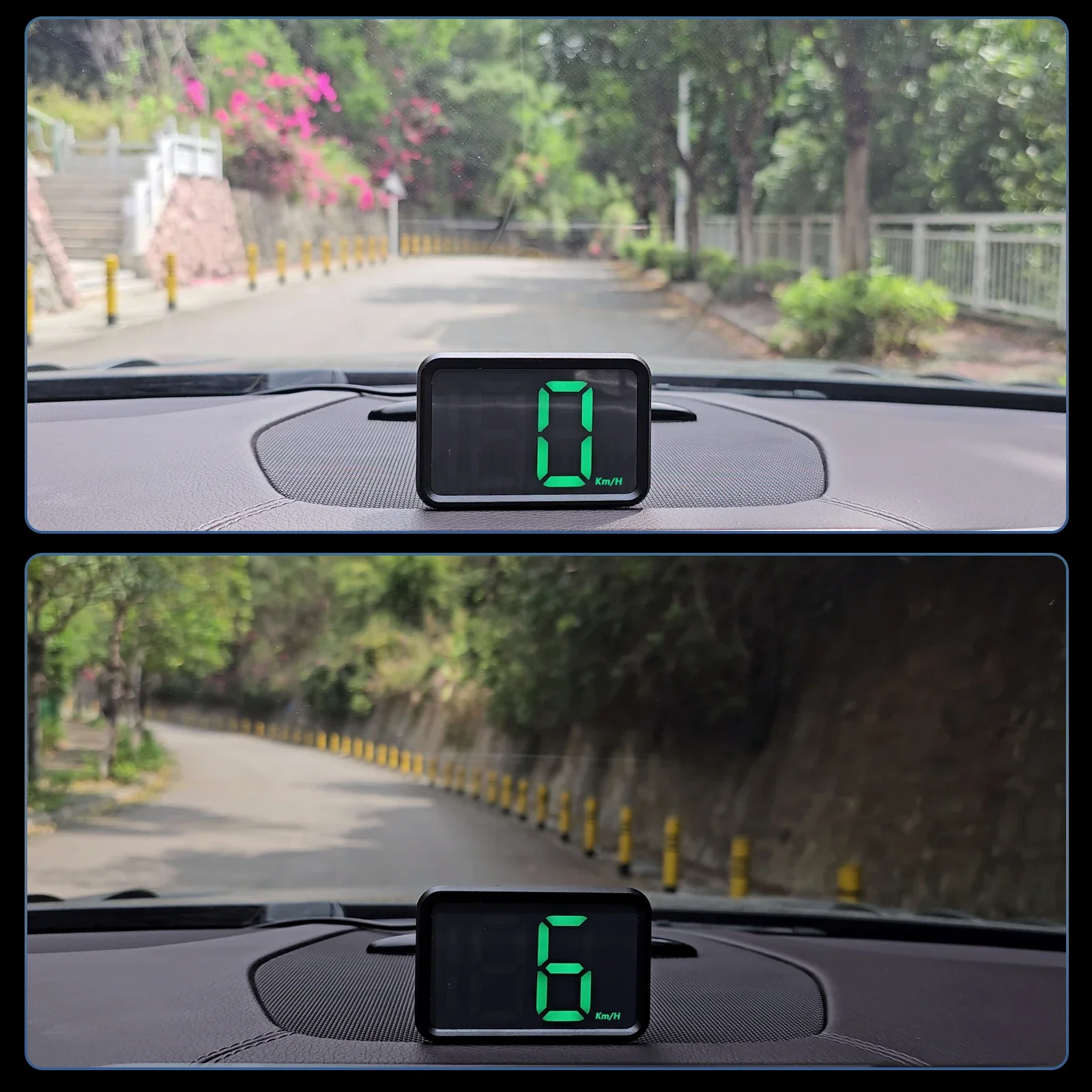 X1 Speedometer Digital GPS, Speedometer proyektor Digital Universal tampilan HUD GPS Km/h Font besar pengukur kecepatan pemutar otomatis elektronik kustom