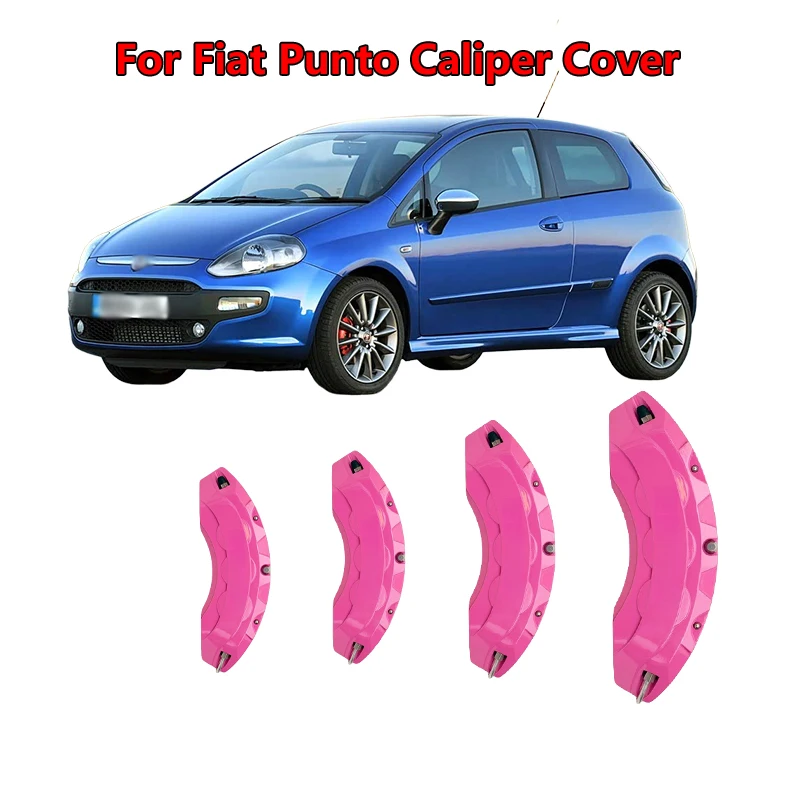 

For Fiat Punto Brake Caliper Cover Fit Dynamic Turbo Sport Turbo Base Active Hatchback 4-Door 2-Door 2007 2008 2009 2013