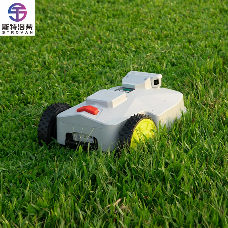 

STLF Self Driven Automatic Charge Industrial Grade DIY Cut Width 8 in Robot Lawn Mower