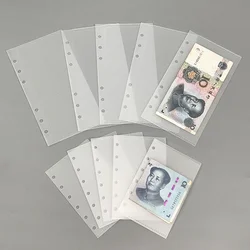 A6 Binder Notebook Accessories Removable Notebook Book Core 6-hole Cash Budget PP Bag Office Stationery