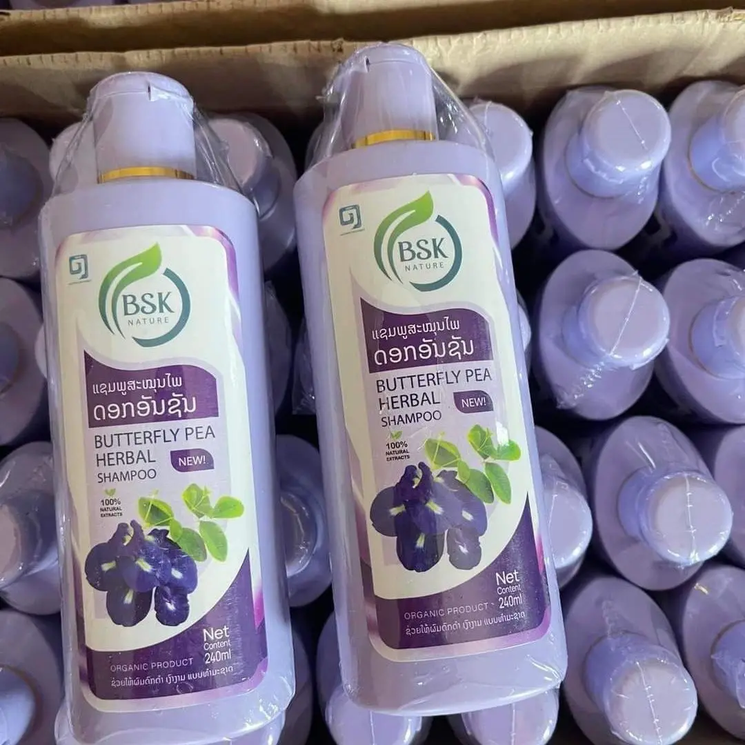 

Thai Butterfly Anthocyanin Shampoo, Anti-Hair Loss, Oil & Dandruff Control, Unisex Itch Relief