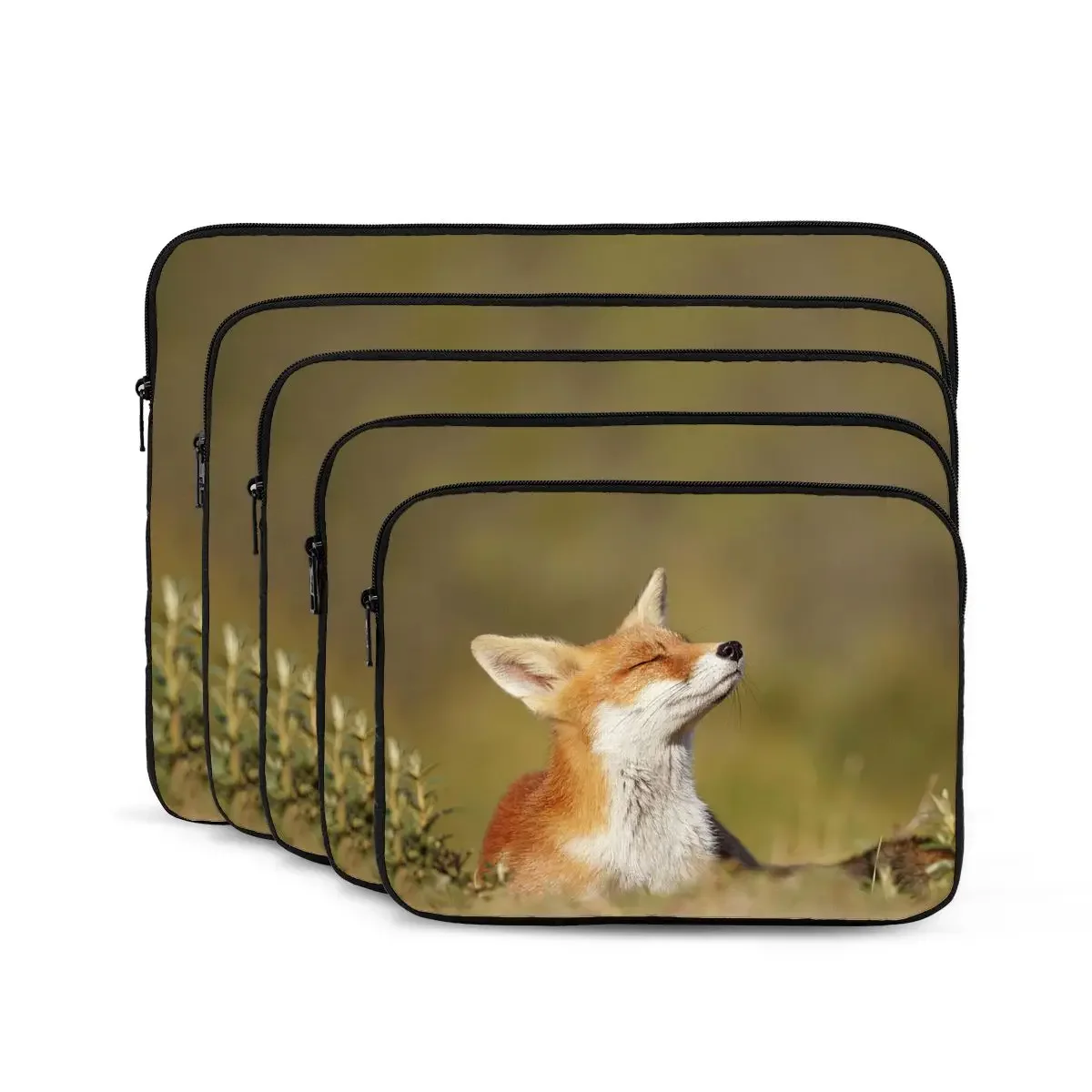 Zen Fox Series - Summer Fox Computer ipad Laptop Cover Case Laptop Sleeve Bag Cover portatile Fundas Pouch