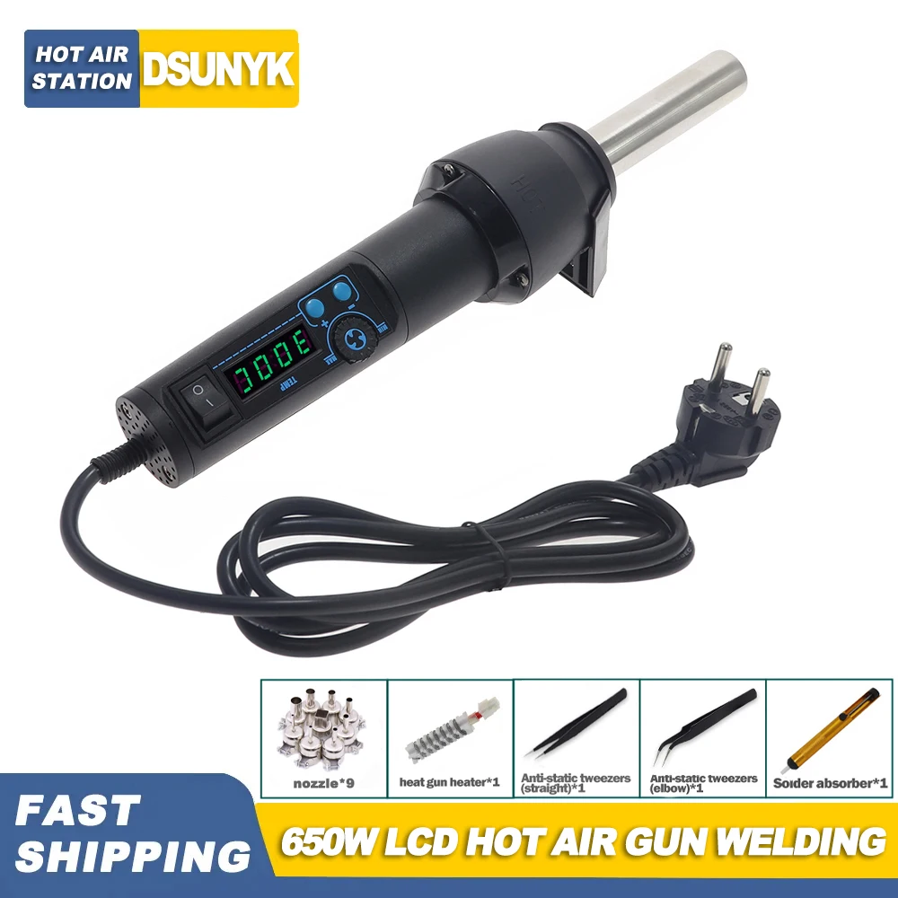 8018 8858-i in Electric Soldering Irons Adjustable Electronic Heat Hot Air Gun Desoldering Soldering Station IC SMD BGA Desold
