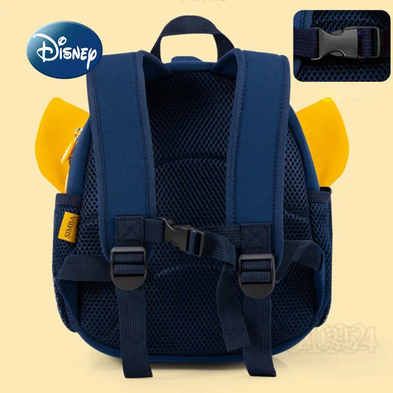 Imagem -05 - Disney Leão Rei Original Novo Mochila das Crianças dos Desenhos Animados Bonito Meninos e Meninas Mochila Moda 3d Mini Jardim de Infância Mochila