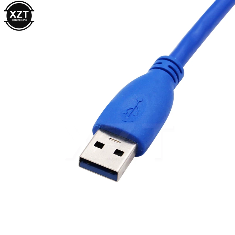 50CM USB 3.0 męskiego od AM do USB 3.0 B typ męski przedłużacz do drukarki BM kabel USB3.0 kabel konwertera do kabla do transmisji danych drukarki