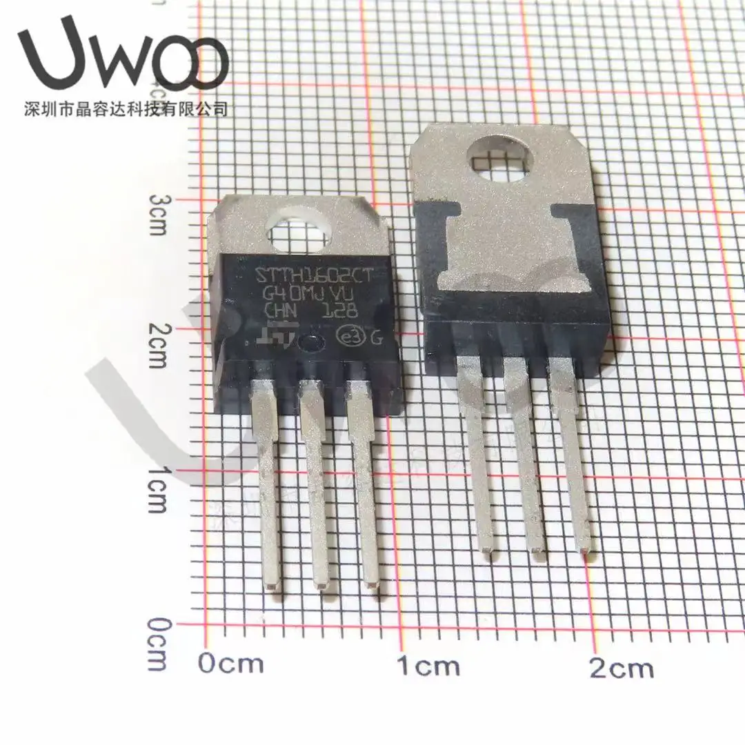 10 pièces STTH1602CT TO-220 100% Original nouveau