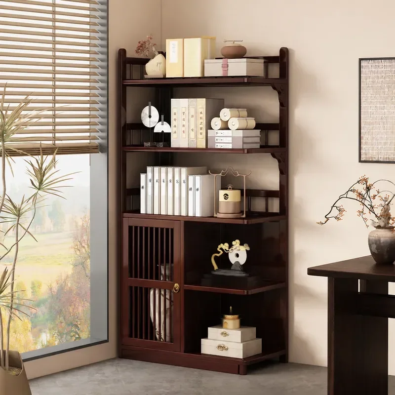 Floor to Ceiling Bookshelf Wall Mounted Storage Shelf for Living Room Study Simple Display Cabinet Integrated Home