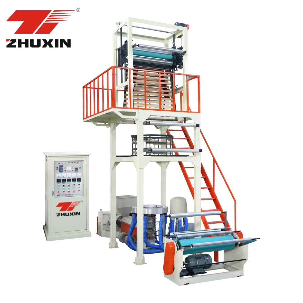 1500mm Agricultural Single Layer Biodegradable Blow Film Extrusion Hdpe Pe Film Blowing Machine for Supermarket Shopping Bag