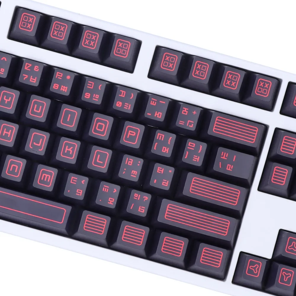 KAM Command PBT Programmatore di sublimazione a cinque lati Keycap, altezza originale 87 68 75