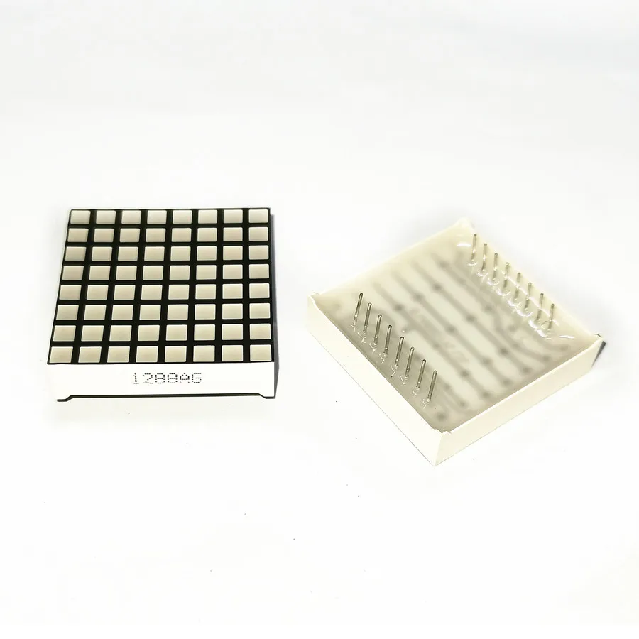 31.7x31.7x8MM Diameter 3x3MM Grid 8x8 White Light Dot Matrix Module KYX-1288AW/BW Dot LED Digital Display Common Anode Cathode