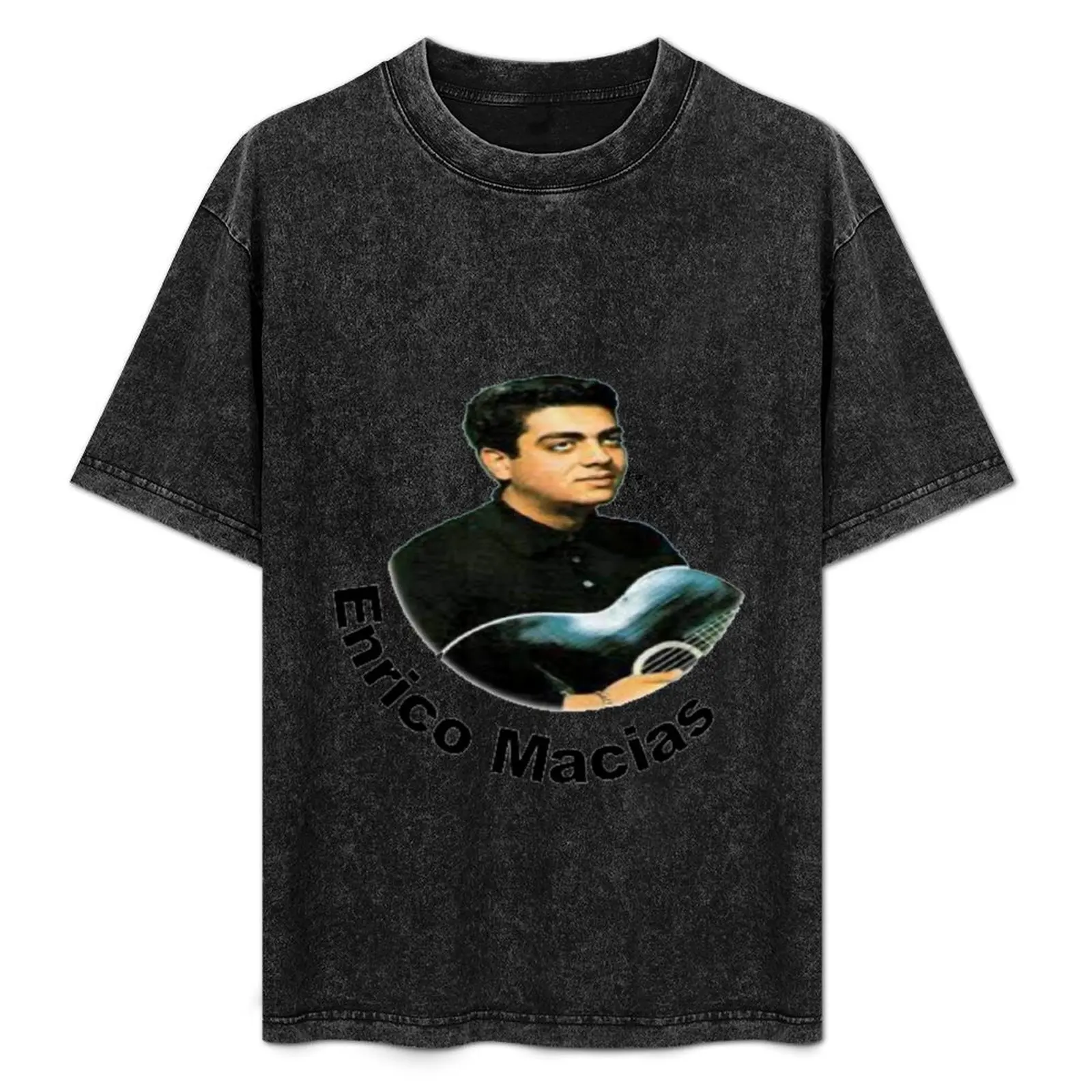 

Enrico Macias French Singer T-Shirt vintage t shirts man clothes vintage clothes new edition mens graphic t-shirts hip hop