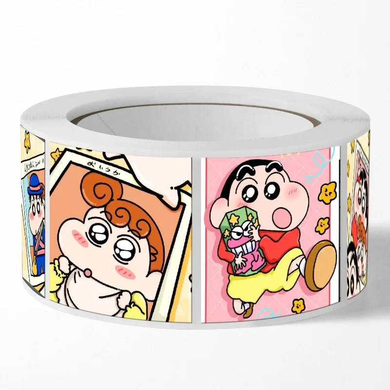 Crayon Shin-chan sticker cute cartoon high appearance value fashionable portable student notebook decoration Shin-chan sticker view 6
