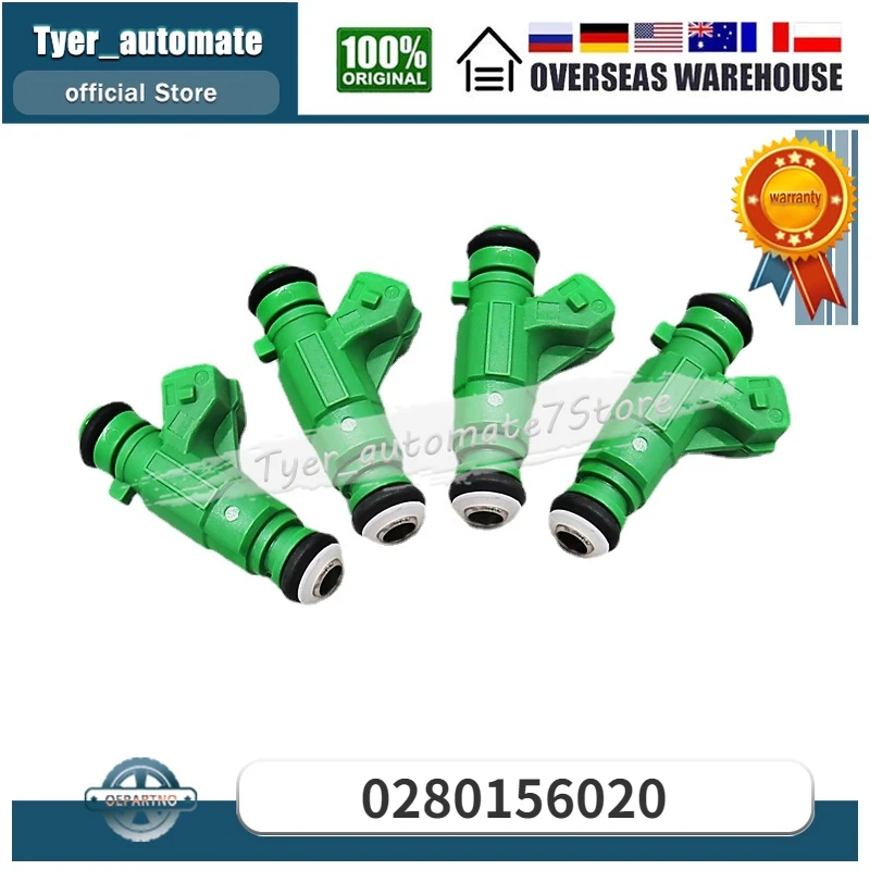 Inyectores de combustible 0280156020 para Fiat Siena / Palio Strada 1,0 1,3 16V