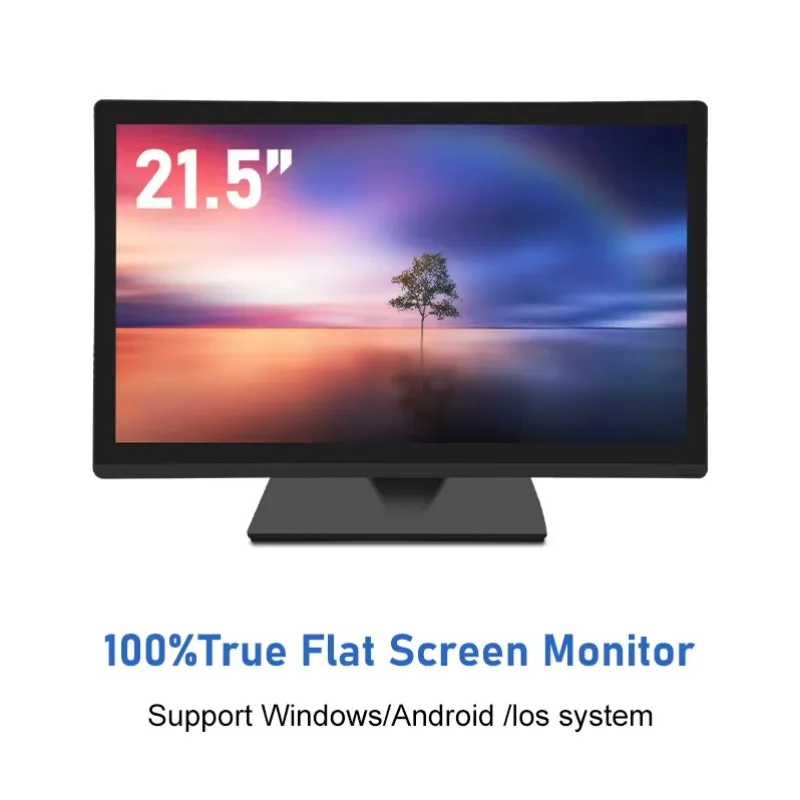 หน้าจอแสดงผลเมนูแคชเชียร์แบบสัมผัส ขนาด 21.5 นิ้ว ความละเอียด HD 1920*1080 กันน้ำ กันฝุ่น