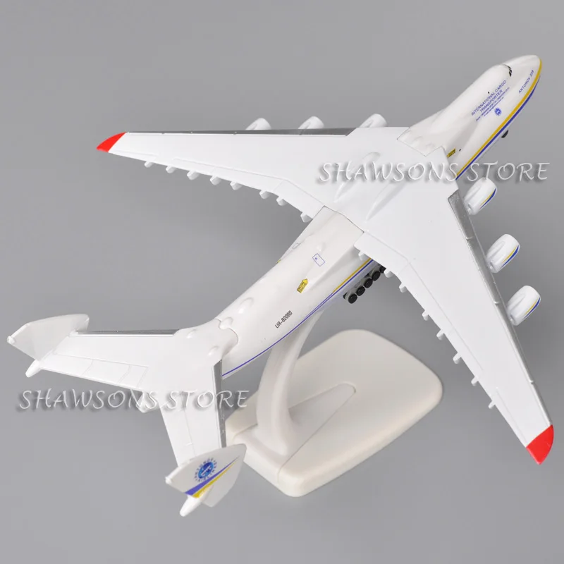 1:400 Scale Diecast Model Plane Toy Ukraine Antonov AN225 An-225 Mriya Strategic Transport Miniature Replica Collectible