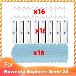 Compatible for Tefal Rowenta Explorer X-Plorer Serie 20 40 50 Robot Vacuum Hepa Filter Side Brush Mop Cloths Rag Parts