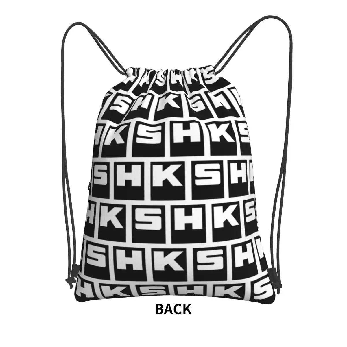 Jdm Hks Power And Sports Japanese Style Logo Backpacks Fashion Drawstring Bags Sports Bag Book Bags for Man Woman Students