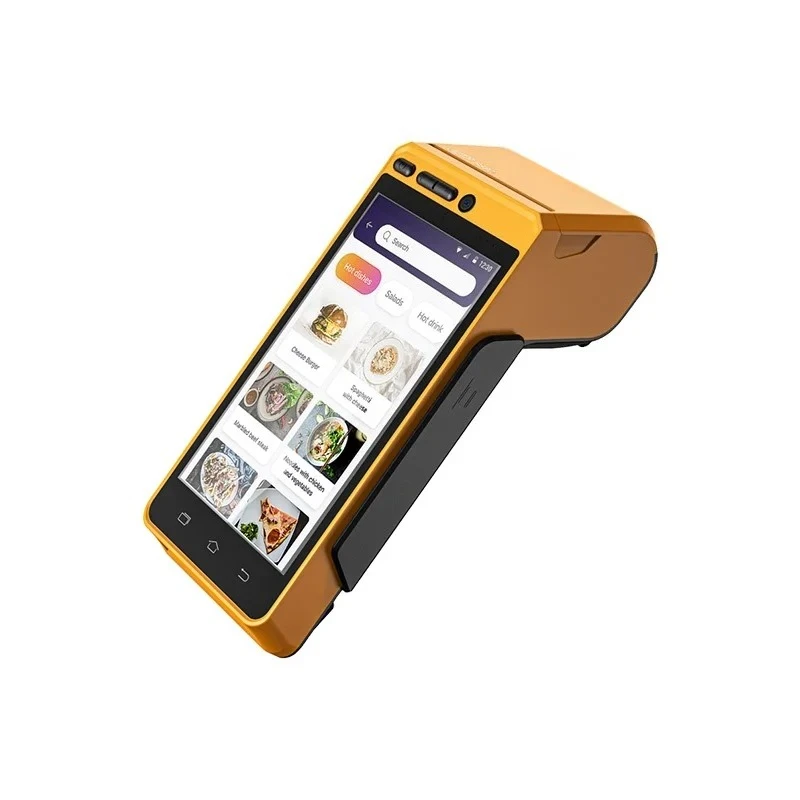 

POS-терминал на Android 12 с 5,5-дюймовым сенсорным экраном, функцией оплаты и управлением запасами