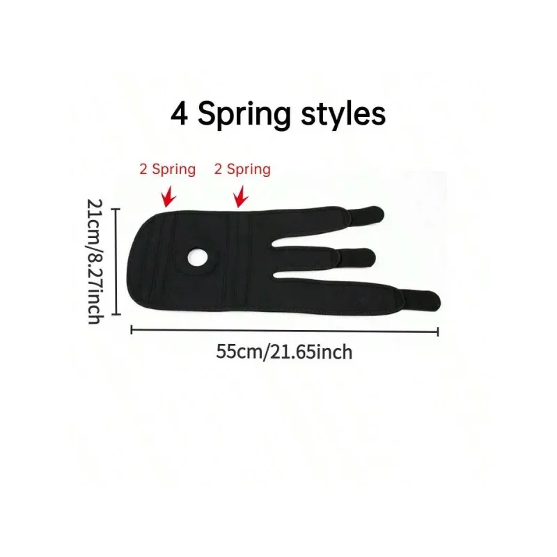 Rodillera ajustable y transpirable (sin estabilizadores laterales) – Para entrenamiento físico y alivio del dolor de rodilla