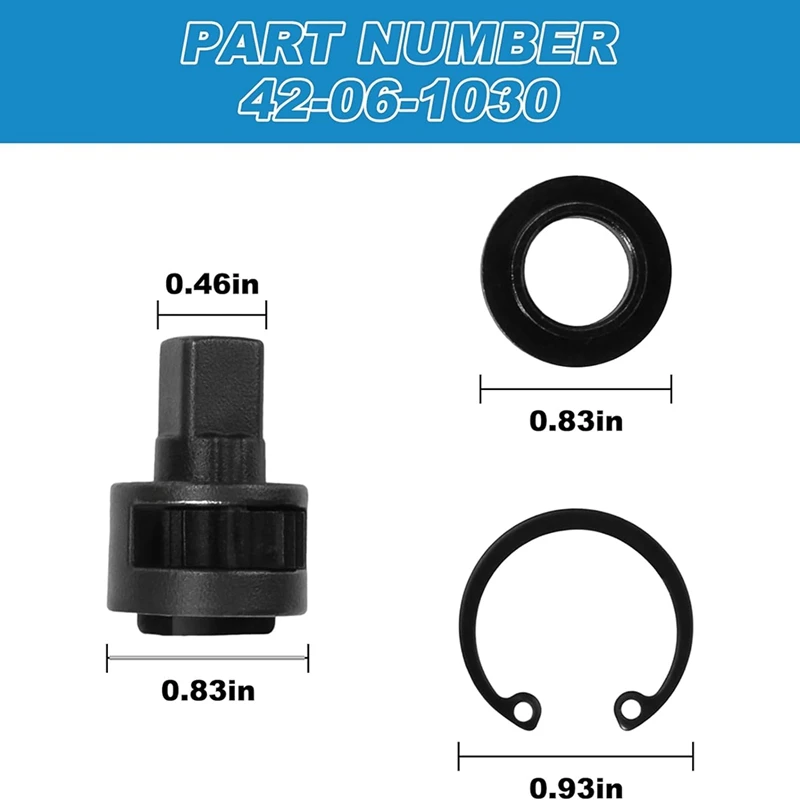 Imagem -06 - Kit de Reparação de Cabeça de Catraca de Substituição 42061030 para Milwaukee 2457202457-21 M12