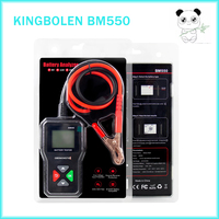 Newest KINGBOLEN BM550 Battery Tester 6V 12V 24V 100-2000 CCA Battery System 2Ah-220Ah Battery Analyzer Auto Diagnostic Tools