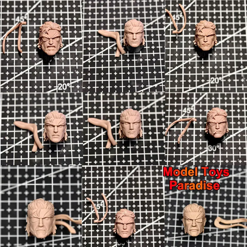 

Неокрашенная заготовка головы солдата Дэвида в масштабе 1/12 для самостоятельной сборки, модель головы японского игрового босса-наемника, белая, подходит для 6-дюймовых фигурок.