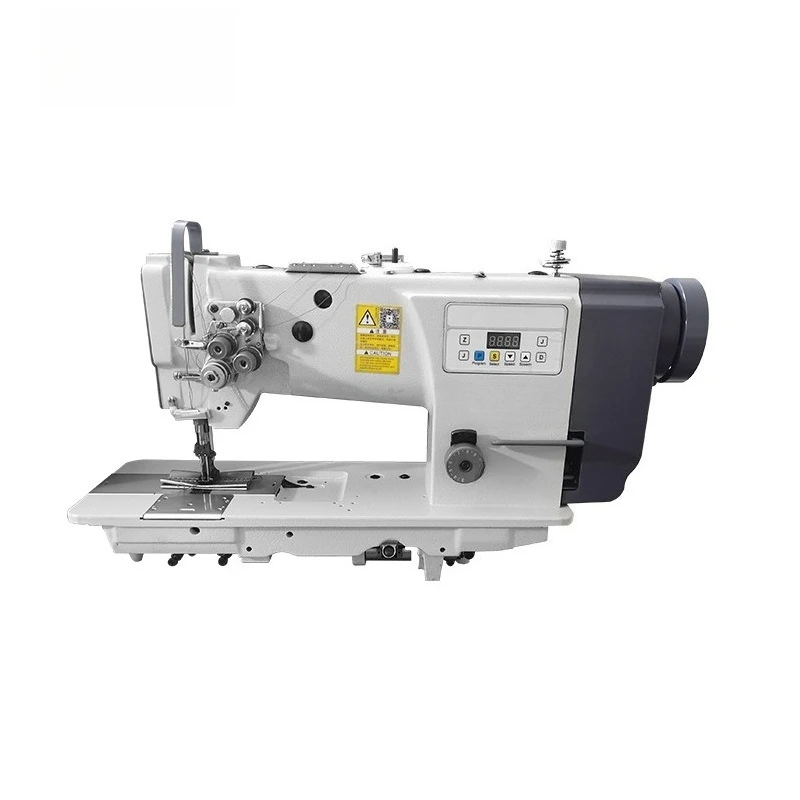 

Sewing machine computer direct drive automatic flat car leather thick material three synchronous double needle car