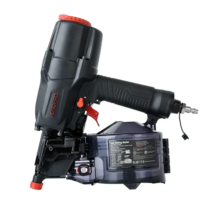  CN65RA High Quality 15-Degree Coil Siding Nailer Gun Air Coil Nailer Professional Coil Framing Nailer