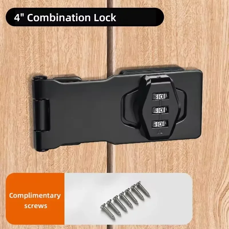 Mechanical Combination Lock Home Combination Lock Swivel Buckle Lock Keyless Garden Interior Mailbox Bathroom Pet Door