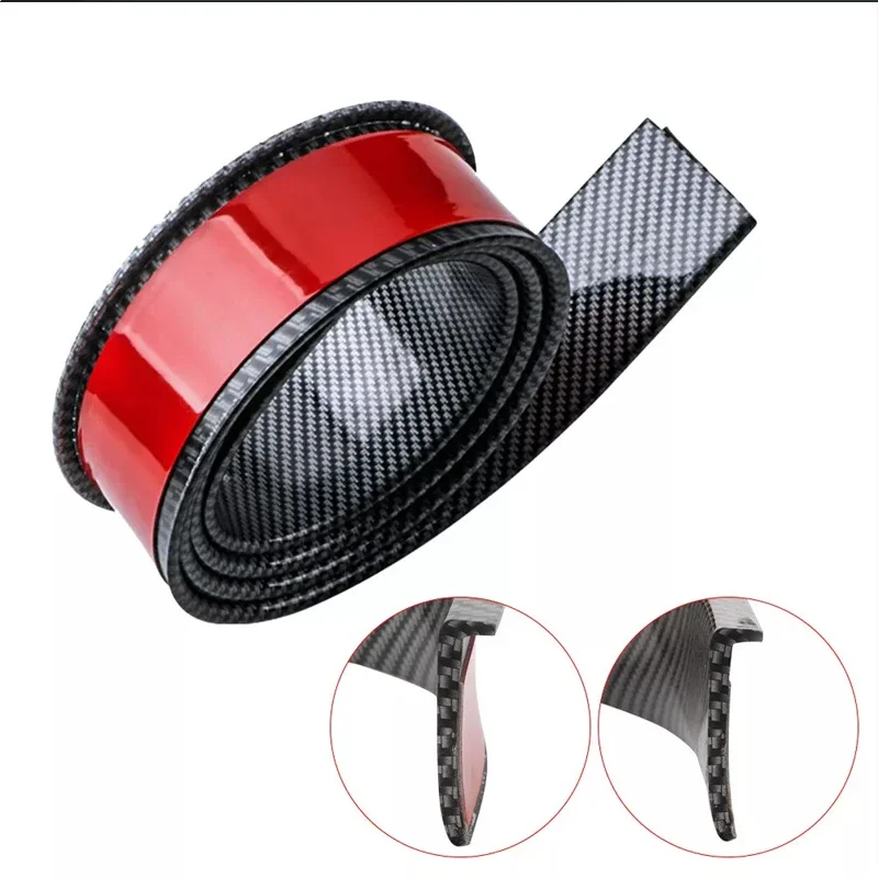 Carbon fiber patterned car wheels tire arches general car wheel fenders horn arches decorative lips extended molded protect