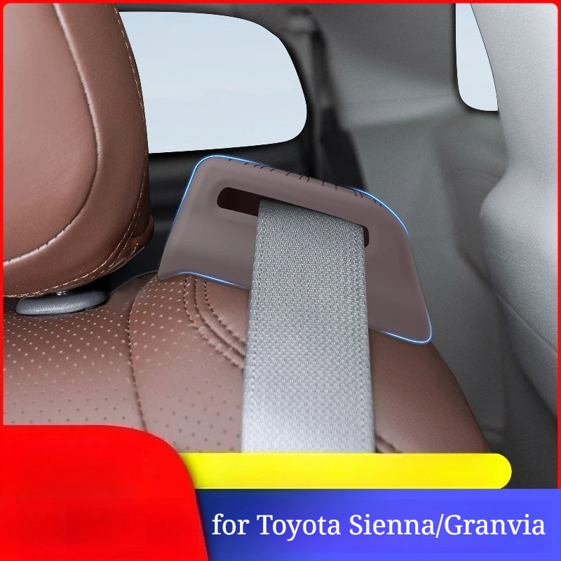 

Second-Row Seat Belt Anti-Rattle Sleeve for Toyota Sienna - Granvia Silicone Protector Accessory