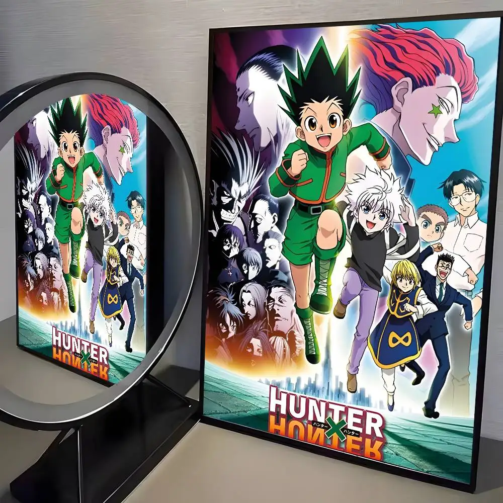 1 Stück Hochwertiges Japan Anime Hunter X Hunter Poster HD Leinwanddruck Ästhetisches Kunstdruckpapier Wandkunst für Wohnzimmer Heimdekoration – Detail 3